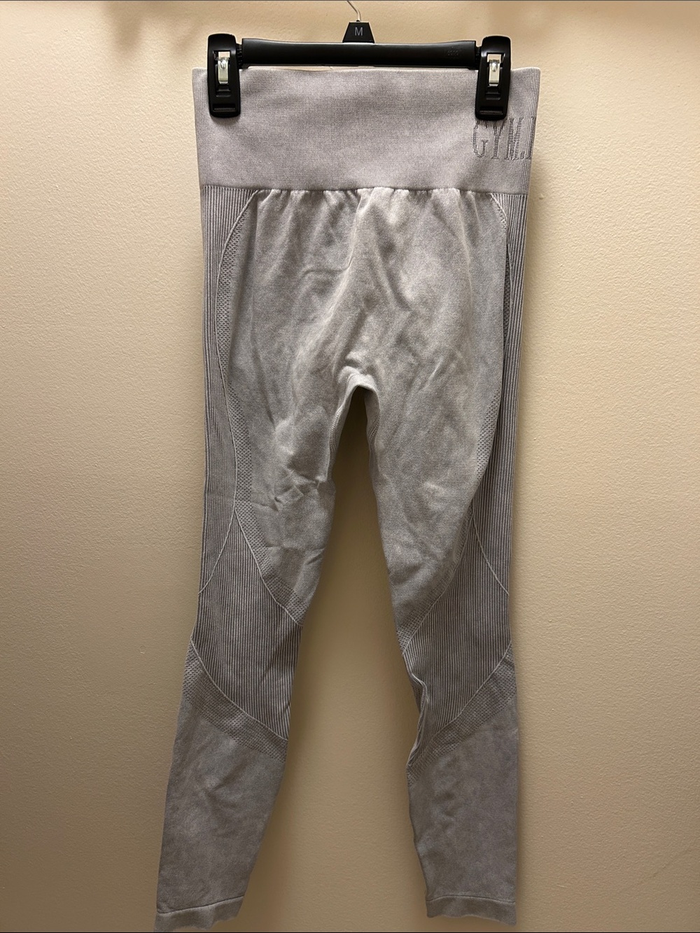 Woman’s Seamless High-Waist Leggings - Light Gray